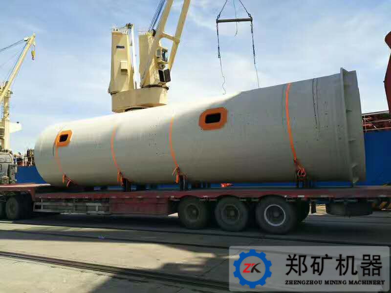 Φ3×12米制砂球磨機現場(chǎng)安裝圖